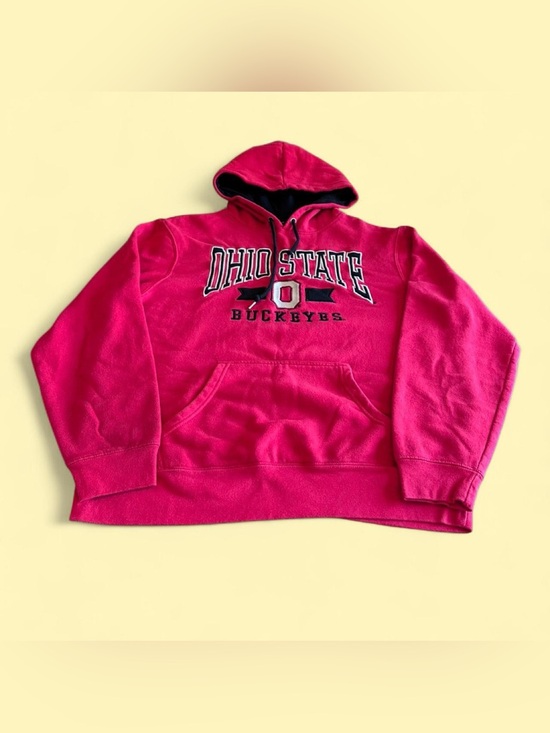 Ohio State Authentic Apparel Other - Ohio State Buckeyes Embroidered Hoodie Men’s Large Red